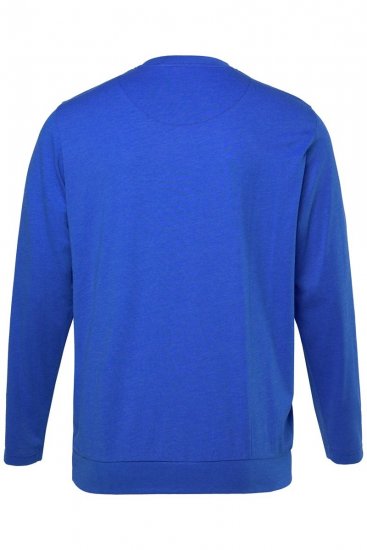 Men+ 313 Pitkähihainen T-paita bellyfit Kobolttinsininen - T-paidat - Isot T-paidat 2XL – 14XL