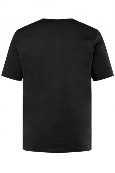 Men+ 365 Henley-paita Musta - T-paidat - Isot T-paidat 2XL – 14XL