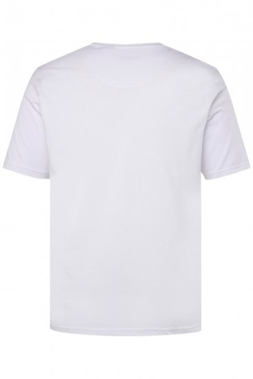 Men+ 365 Henley-paita Valkoinen - T-paidat - Isot T-paidat 2XL – 14XL