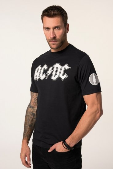 JP1880 AC/DC Classic Logo Band T-Shirt Black - T-paidat - Isot T-paidat 2XL – 14XL