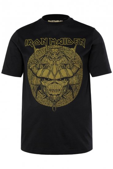 JP1880 Iron Maiden Samurai Eddie T-Shirt Black - T-paidat - Isot T-paidat 2XL – 14XL