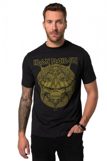 JP1880 Iron Maiden Samurai Eddie T-Shirt Black - T-paidat - Isot T-paidat 2XL – 14XL