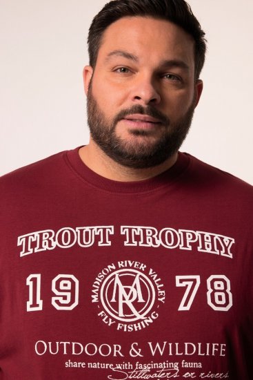 Men+ 424 T-paita Trout Trophy Kuparinruskea - T-paidat - Isot T-paidat 2XL – 14XL