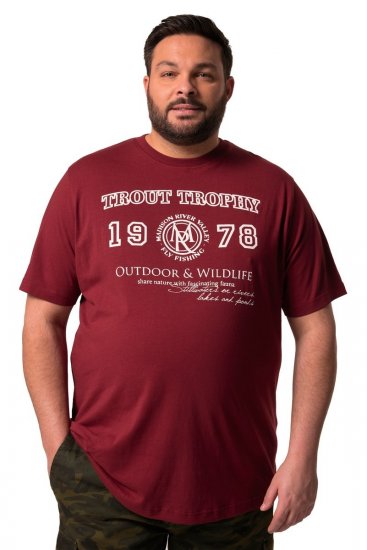 Men+ 424 T-paita Trout Trophy Kuparinruskea - T-paidat - Isot T-paidat 2XL – 14XL