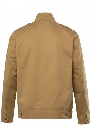 Men+ 641 Puuvillatakki pystykauluksella Kamelinruskea - Takit - Miesten Takit, isot koot – 2XL – 12XL
