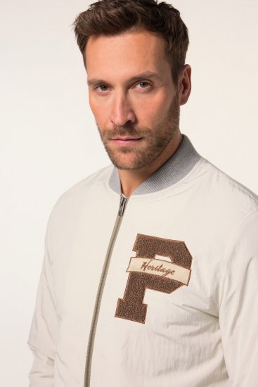 JP1880 836786 Collegetakki merkillä Luonnonvalkoinen - Takit - Miesten Takit, isot koot – 2XL – 12XL