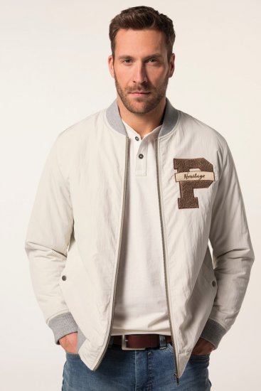 JP1880 836786 Collegetakki merkillä Luonnonvalkoinen - Takit - Miesten Takit, isot koot – 2XL – 12XL