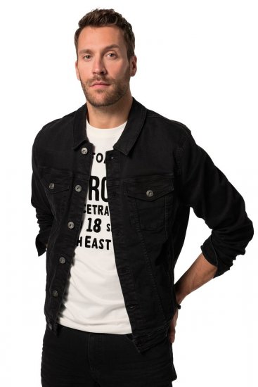 JP1880 836791 Farkkutakki neljällä taskulla Musta - Takit - Miesten Takit, isot koot – 2XL – 12XL
