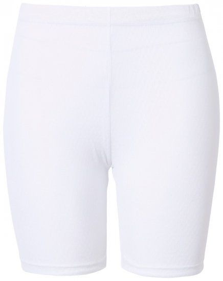 Ulla Popken 836805 Pilkulliset hankautumista estävät shortsit Valkoinen - Hankautumista estävät shortsit - 