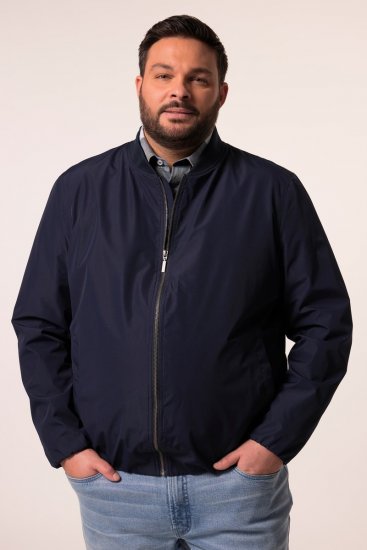 Men+ 823 Ultrakevyt bomberitakki bellyfit Tummansininen - Takit - Miesten Takit, isot koot – 2XL – 12XL