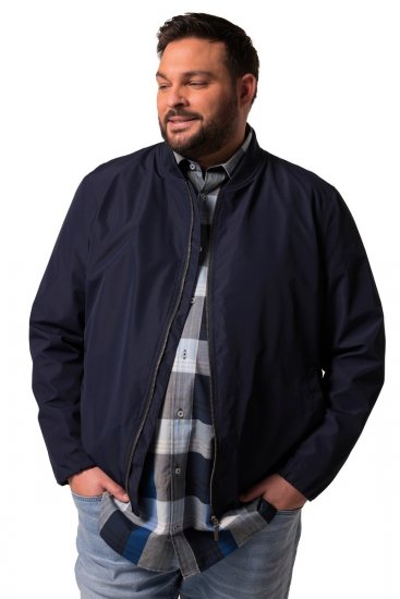 Men+ 823 Ultrakevyt bomberitakki bellyfit Tummansininen - Takit - Miesten Takit, isot koot – 2XL – 12XL