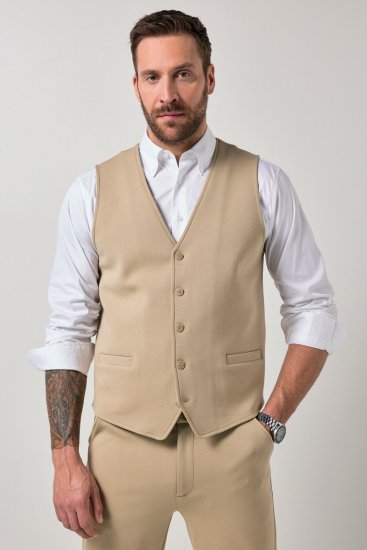 JP1880 New York Flexnamic Jerseyliivi Beige - Puvut ja pikkutakit - Pukuja suurissa mitoissa