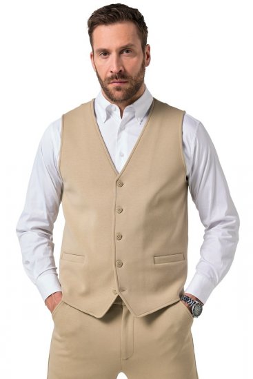 JP1880 New York Flexnamic Jerseyliivi Beige - Puvut ja pikkutakit - Pukuja suurissa mitoissa