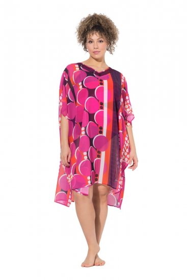 Ulla Popken 836864 Mekko Roosa - Kaftaanit - 