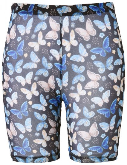 Ulla Popken 837676 Kuviolliset hankautumista estävät shortsit Musta - Hankautumista estävät shortsit - 