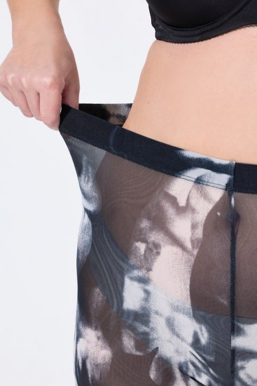 Ulla Popken 837679 Kuviolliset hankautumista estävät shortsit Tummansininen - Hankautumista estävät shortsit - 