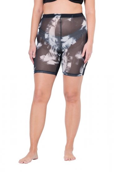 Ulla Popken 837679 Kuviolliset hankautumista estävät shortsit Tummansininen - Hankautumista estävät shortsit - 