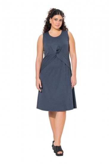 Ulla Popken 837874 Hihaton jerseymekko Tummansininen - Trikoomekot - 
