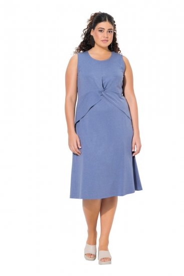 Ulla Popken 837874 Hihaton jerseymekko Sininen - Trikoomekot - 