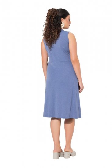 Ulla Popken 837874 Hihaton jerseymekko Sininen - Trikoomekot - 