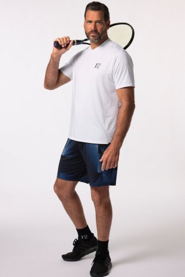 JP1880 FLEXNAMIC® GeoMotion Tennis Shorts Dark Blue - Urheiluvaatteet & ulkoilu - Miesten urheiluvaatteet isot koot