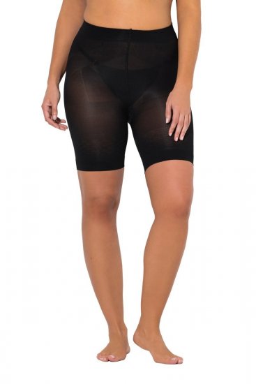 Ulla Popken 838209 Muotoilevat hankautumista estävät shortsit Musta - Hankautumista estävät shortsit - 