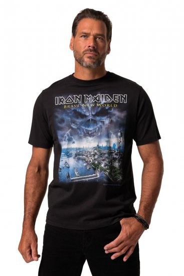 JP1880 Iron Maiden Brave New World T-Shirt Black - T-paidat - Isot T-paidat 2XL – 14XL