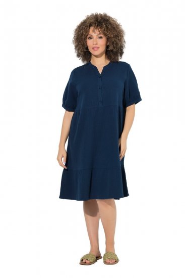 Ulla Popken 838567 Lyhythihainen mekko Monivärinen - Midimekot - Midimekot isoissa ko'oissa