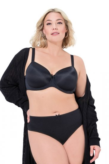 Ulla Popken 838637 String-alushousut 3 kpl Musta - Alushousut - 