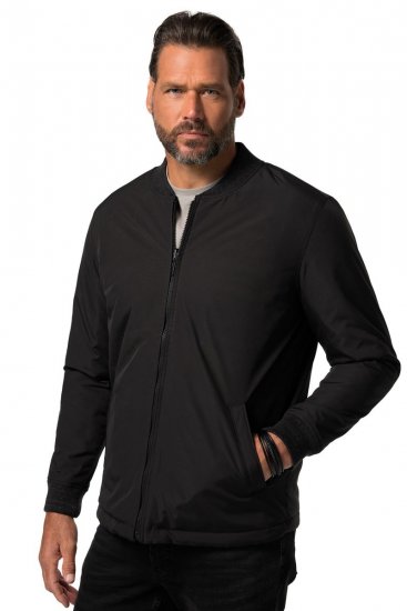 JP1880 838875 Käännettävä collegetakki Musta - Takit - Miesten Takit, isot koot – 2XL – 12XL