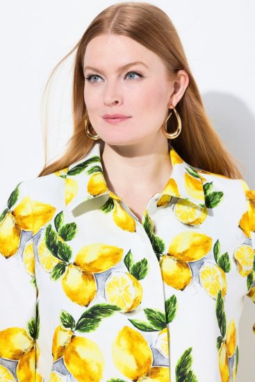 Ulla Popken 838952 Takki Valkoinen - Takit - Naisten takit plus-koossa