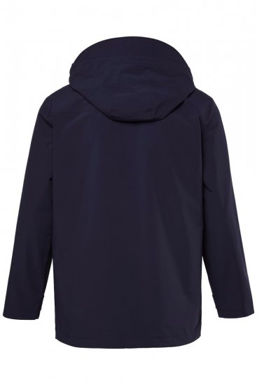 Men+ 215 Sadetakki hupulla Tummansininen - Takit - Miesten Takit, isot koot – 2XL – 12XL