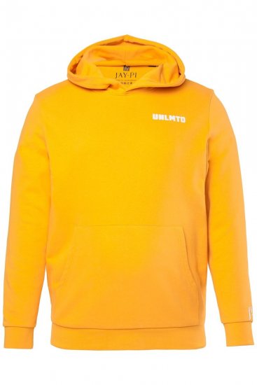 JAY-PI Hoodie UNLMTD Orange - Hupparit ja collegepaidat - Miesten hupparit ja collegepaidat isot koot