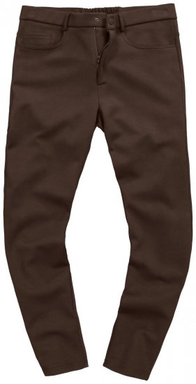 JP1880 New York Flexnamic Viisitaskuiset jerseyhousut Tummanruskea - Puvut ja pikkutakit - Pukuja suurissa mitoissa