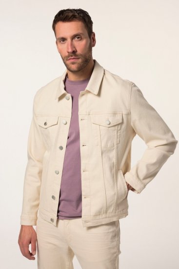 JP1880 839551 Farkkutakki luomupuuvillaa Vaaleanbeige - Takit - Miesten Takit, isot koot – 2XL – 12XL