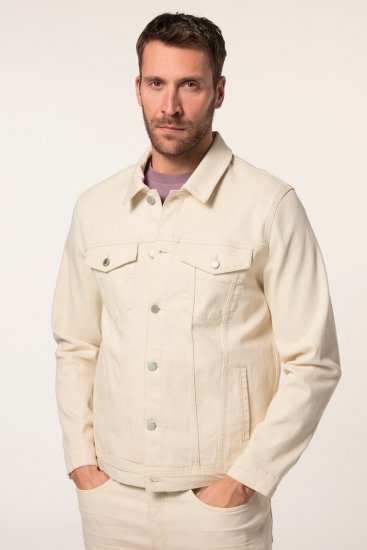 JP1880 839551 Farkkutakki luomupuuvillaa Vaaleanbeige - Takit - Miesten Takit, isot koot – 2XL – 12XL