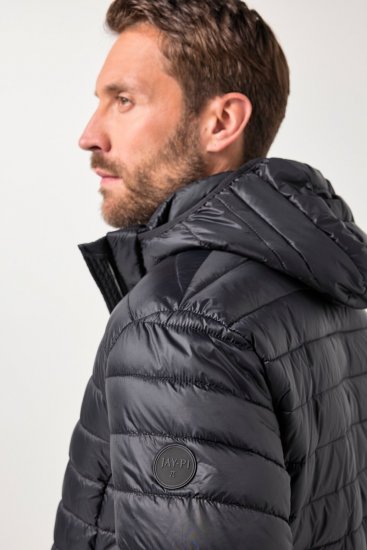 Jay-Pi Jacket Lightly Quilted Warm Black - Takit - Miesten Takit, isot koot – 2XL – 12XL