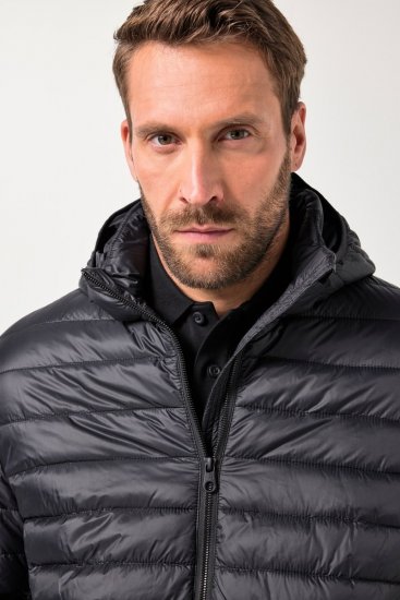 Jay-Pi Jacket Lightly Quilted Warm Black - Takit - Miesten Takit, isot koot – 2XL – 12XL