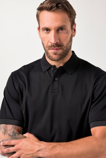 JAY-PI FLEXNAMIC® Poloshirt Black - Pikeepaidat - Miesten isot pikeepaidat