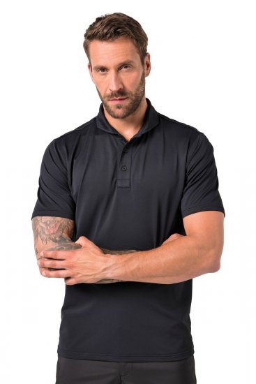 JAY-PI Quickdry Polo Short Sleeve Black - Pikeepaidat - Miesten isot pikeepaidat