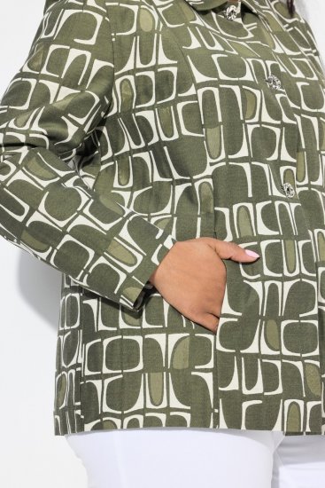 Ulla Popken 839781 Takki Harmaa - Takit - Naisten takit plus-koossa