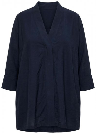 Ulla Popken 840210 Neuletakki Tummansininen - Ulla Popken - Ulla Popken plus-size-vaatteet