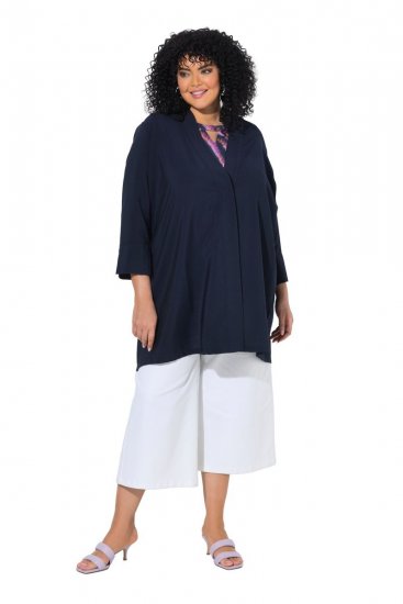 Ulla Popken 840210 Neuletakki Tummansininen - Ulla Popken - Ulla Popken plus-size-vaatteet