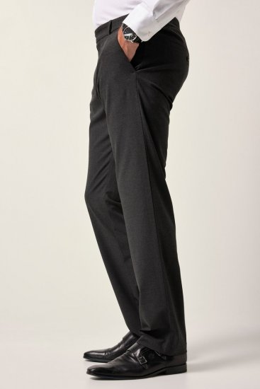 JP1880 Business Trousers Flexnamic Grey - Farkut ja housut - Miesten isot farkut ja isot housut W40-W70