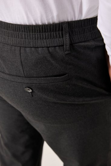 JP1880 Business Trousers Flexnamic Grey - Farkut ja housut - Miesten isot farkut ja isot housut W40-W70