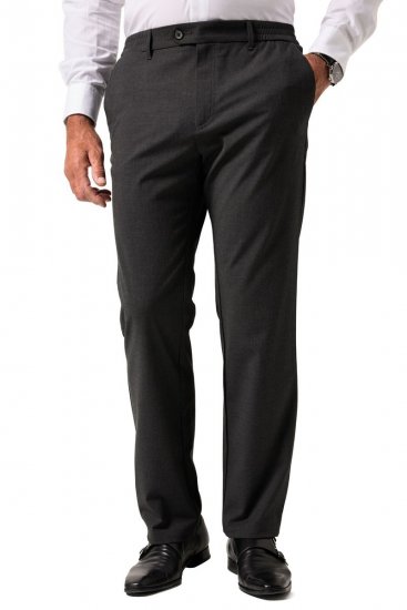 JP1880 Business Trousers Flexnamic Grey - Farkut ja housut - Miesten isot farkut ja isot housut W40-W70