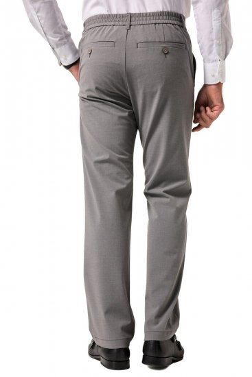 JP1880 Business Trousers Flexnamic Light Grey - Farkut ja housut - Miesten isot farkut ja isot housut W40-W70