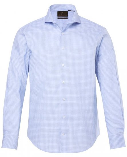 JP1880 Business Shirt Long Sleeve Ice Blue - Kauluspaidat - Miesten isot kauluspaidat 2XL – 8XL