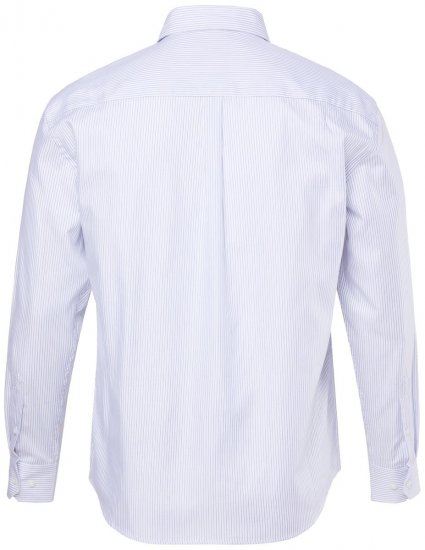JP1880 Business Shirt Long Sleeve Striped Snow White - Kauluspaidat - Miesten isot kauluspaidat 2XL – 8XL