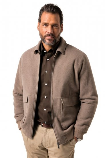 JP1880 Blouson Jacket Lightweight and Warm Brown - Takit - Miesten Takit, isot koot – 2XL – 12XL